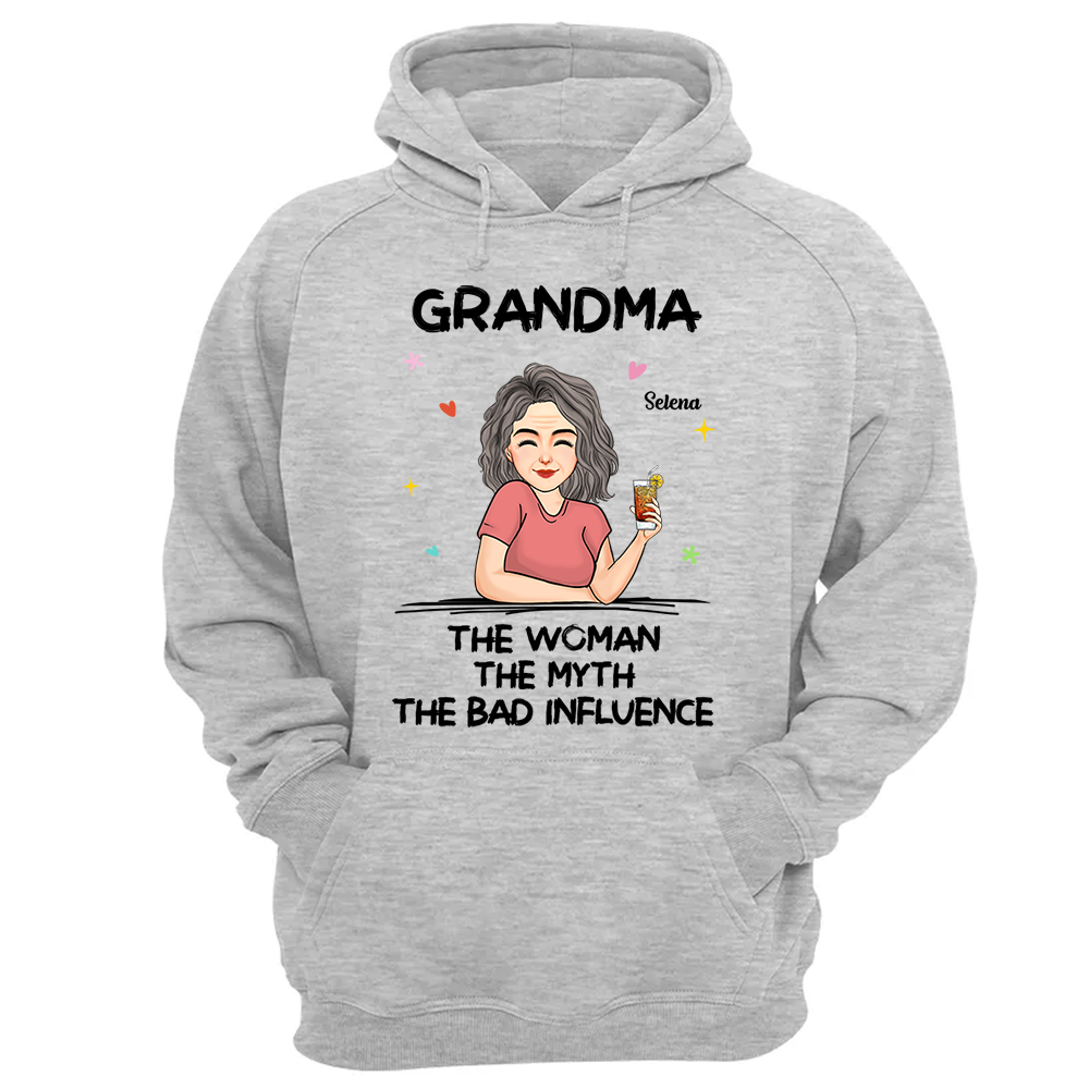 The Woman The Myth - Personalized Custom T-shirt - Mother's Day Gift For Grandma, Family Members
