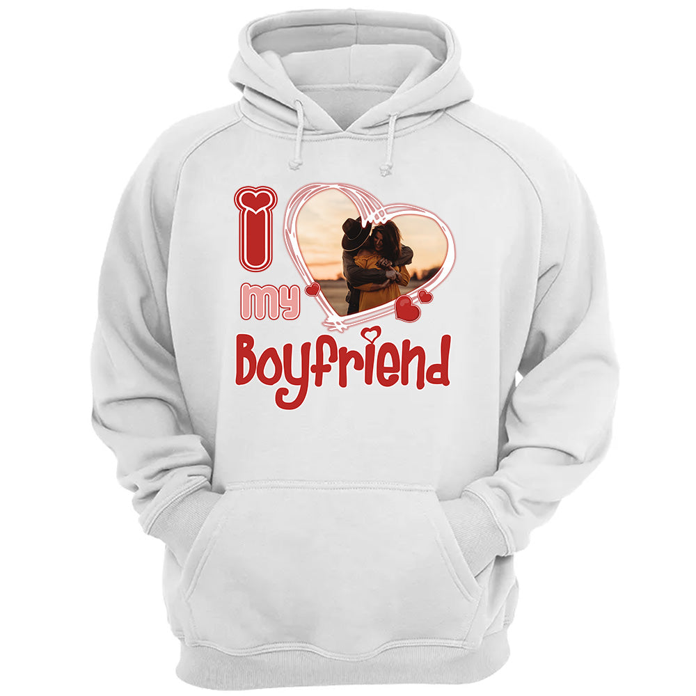 Custom Photo I Love Him/Her Valentine Shirt vr2