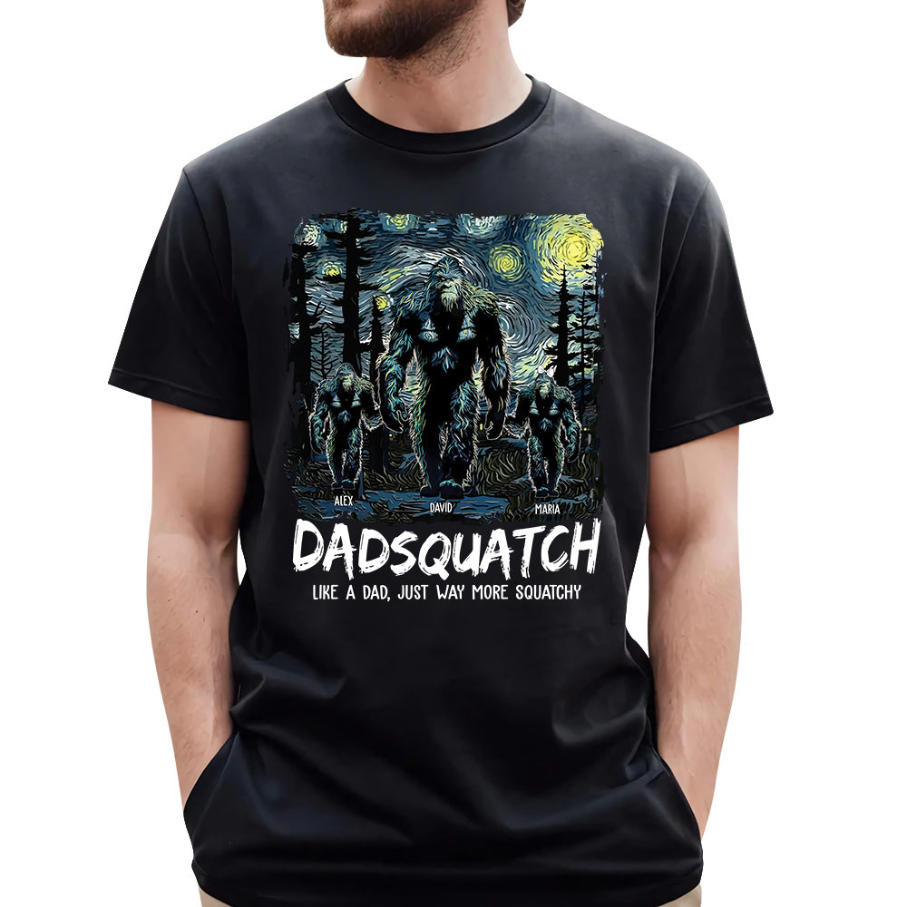 Papasquatch, Like A Grandpa, Just Way More Squatchy - Personalized Shirt K1702