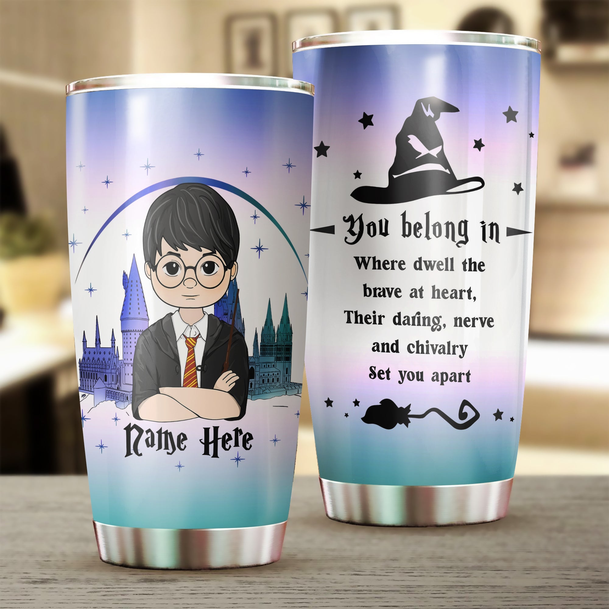 Kid, You Are Brave At Heart Your Daring, Nerve And Chivalry Set You Apart Back To School Personalized Tumbler For Kid