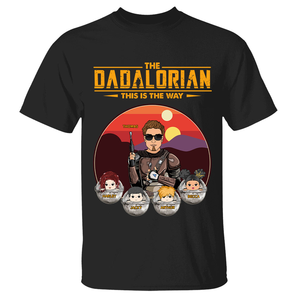 Tatooine Sunset The Dadalorian This Is The Way Personalized Shirt