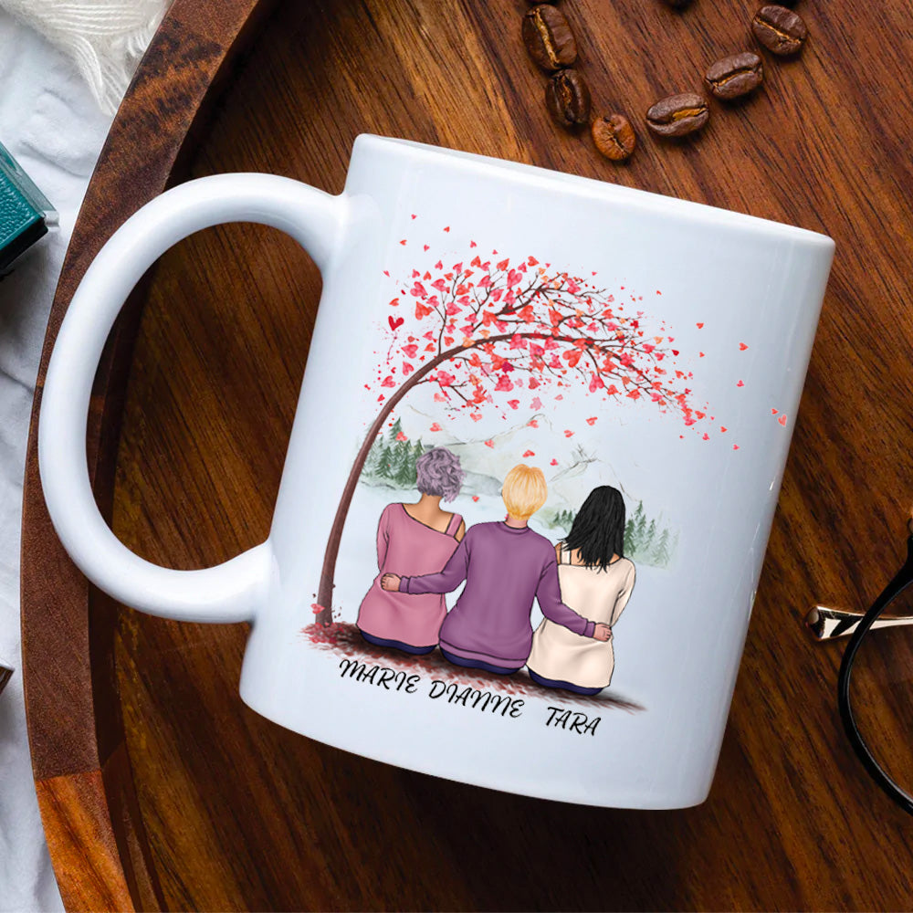 Sisters Do Not Let Sisters Fight Cancer Alone Custom Mug For Helping Raise Awareness Of Breast Cancer Support Breast Cancer