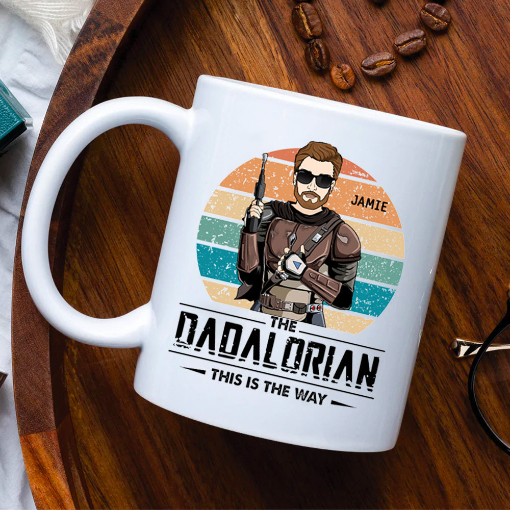 The Dadalorian This Is The Way Personalized Mug For Father Dad