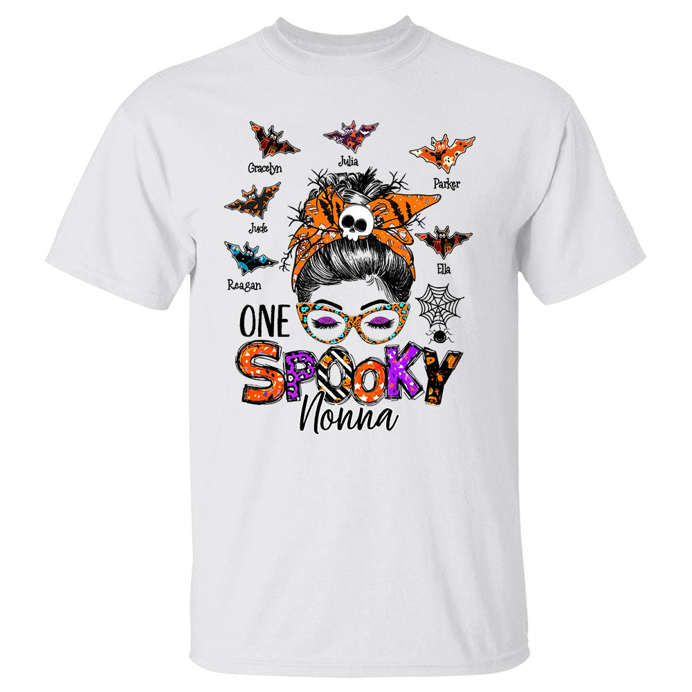 One Spooky Grandma Personalized Halloween Shirt