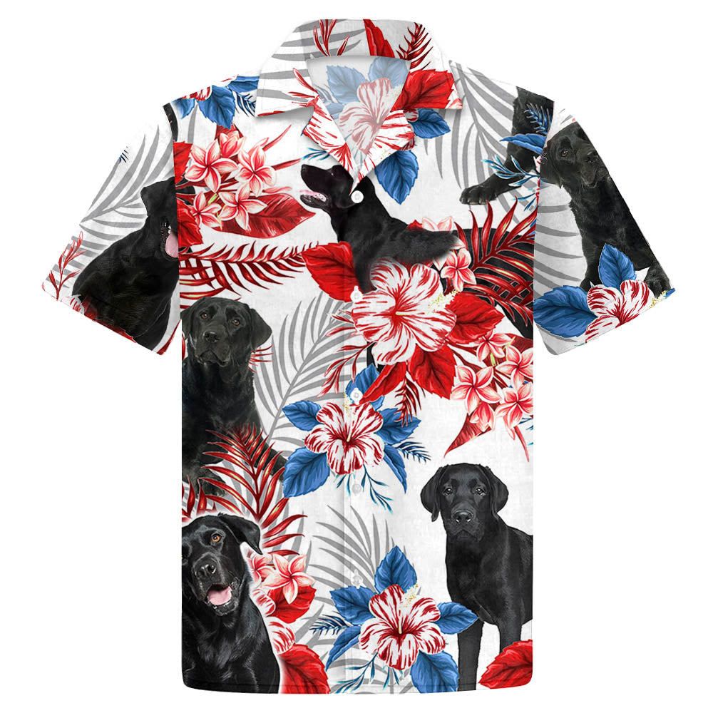 Labrador Black Hawaiian Shirt - Summer Aloha Shirt, Hawaiian Shirt For Men And Women