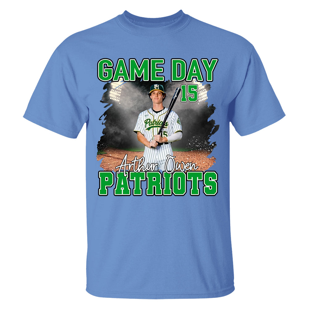 Baseball Game Day Personalized Shirt Custom Team Name Gift For Baseball Player