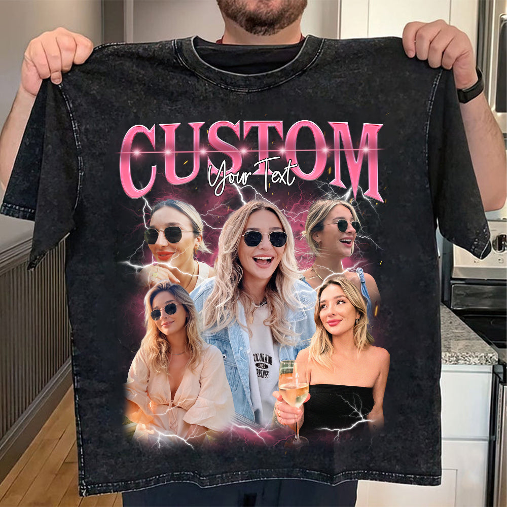 Custom Bootleg Rap Tee, Custom Photo - Vintage Graphic 90s T-shirt, Custom Photo Shirt, Custom Your Own Bootleg Idea Here, Insert Your Design