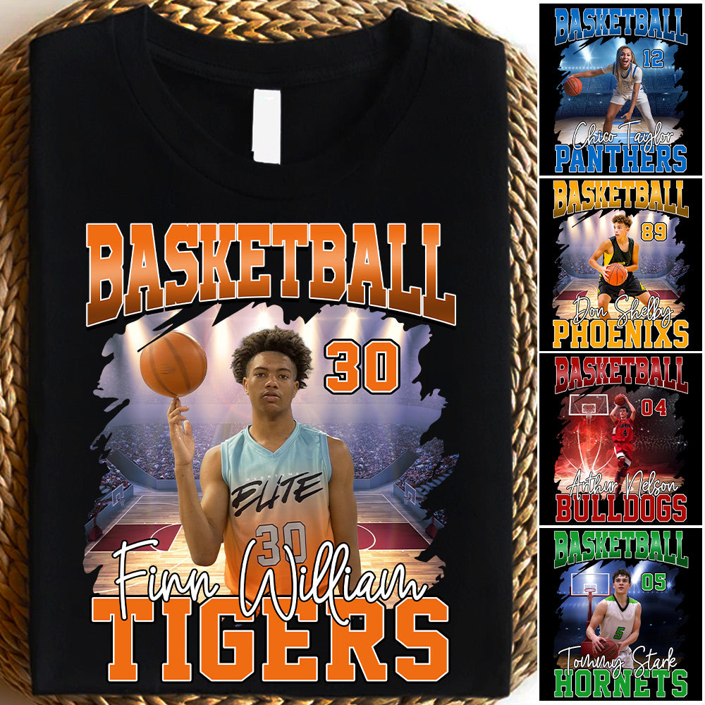 Game Day Basketball Personalized Shirt Custom Photo And Team Name
