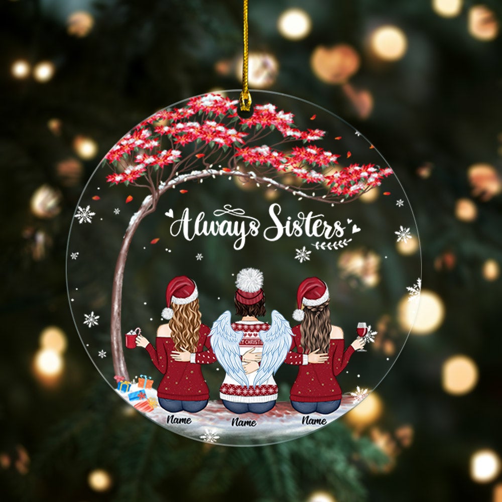 Always Sister Personalized Ornament Gift For Family