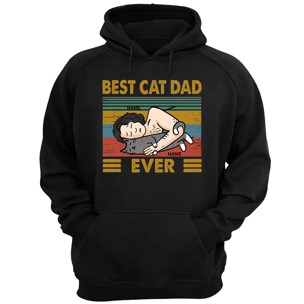 Best Cat Dad Ever Personalized Shirt