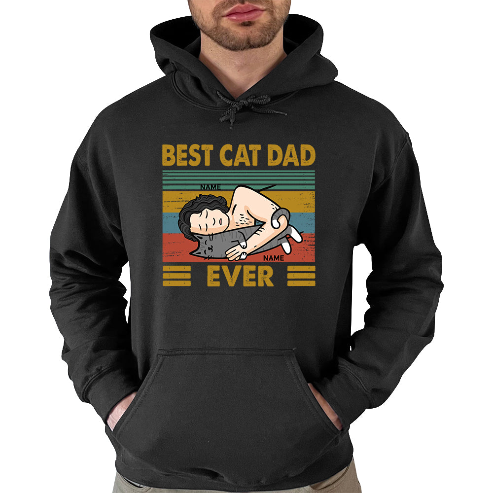 Best Cat Dad Ever Personalized Shirt