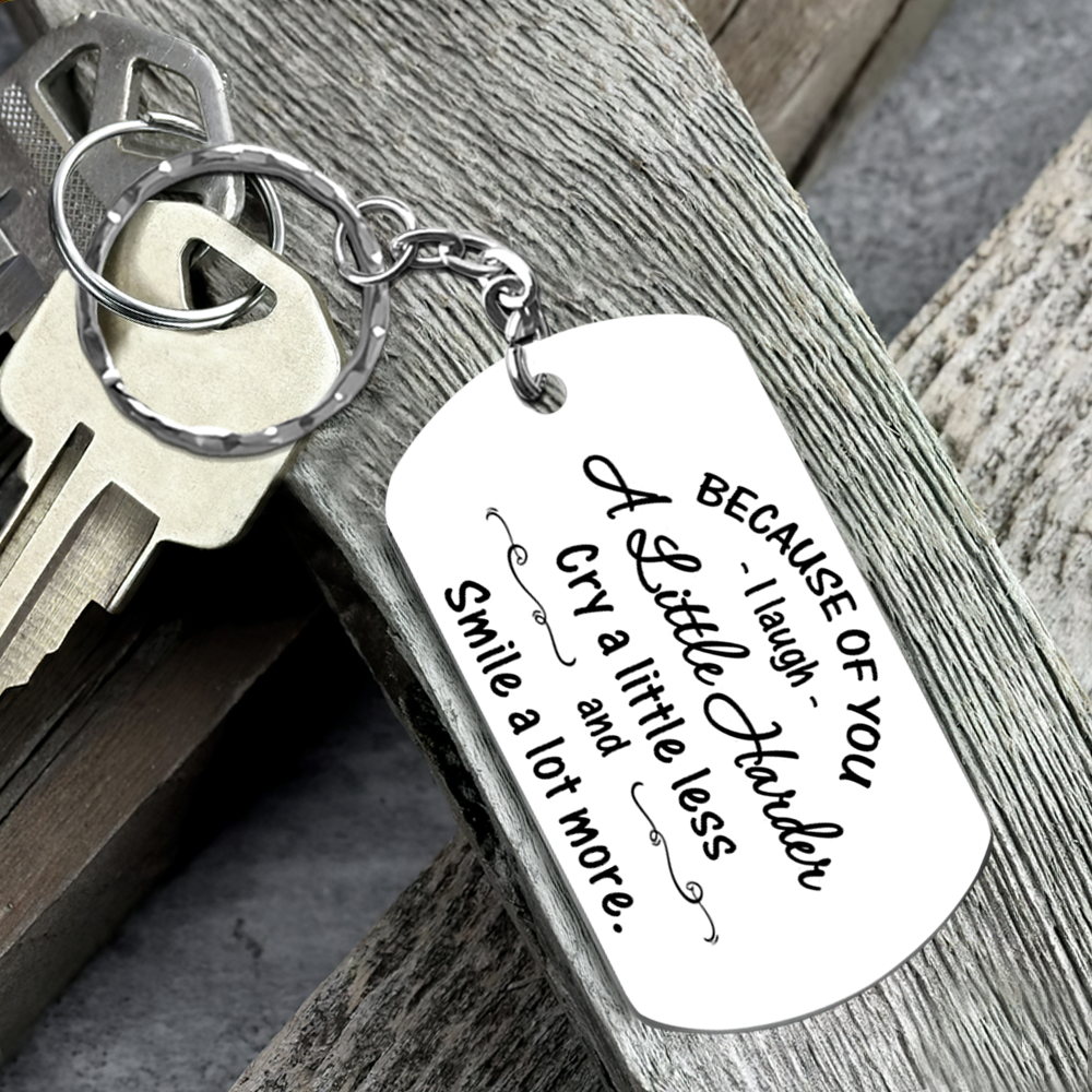 Side By Side Or Miles Apart Sisters Will Always Be Connected By The Heart, Personalized Aluminium Keychain For Your Besties & Sisters,