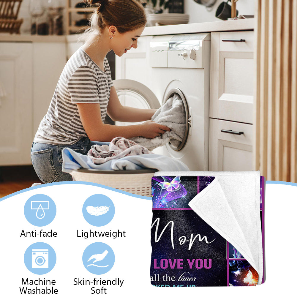 To My Mom I Love You For All The Times For Mom From Daughter - Blanket Gifts For Mom