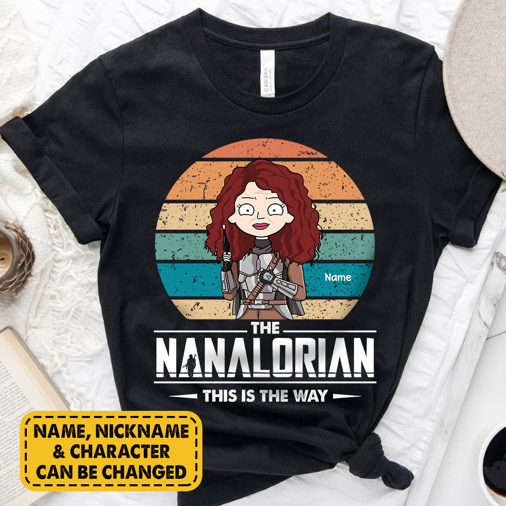 The Mamalorian Nanalorian This Is The Way Personalized Shirts