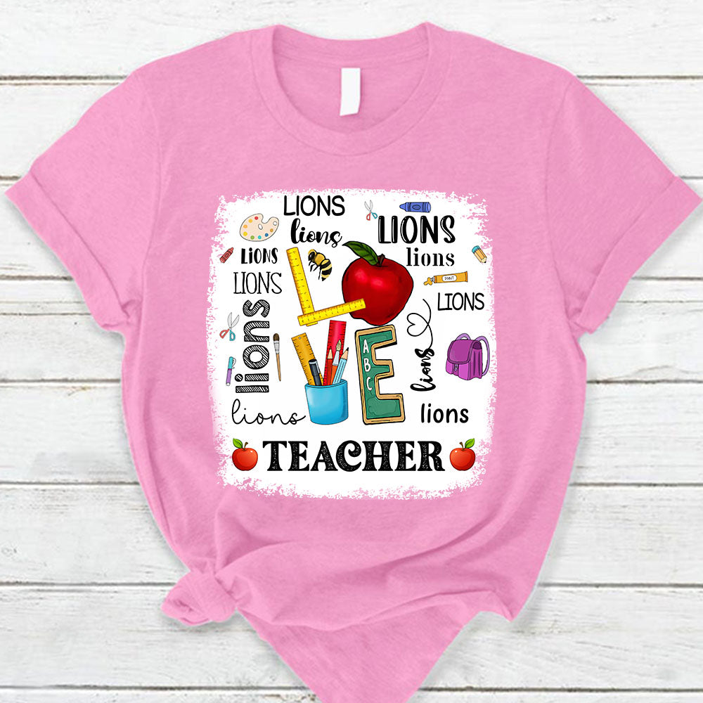 Personalized Love School Mascot T- Shirt