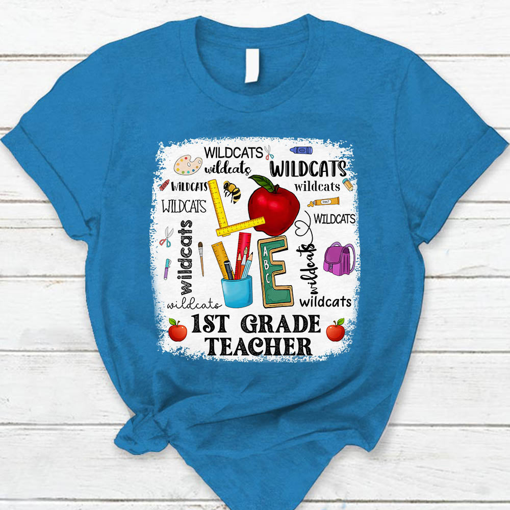 Personalized Love School Mascot T- Shirt