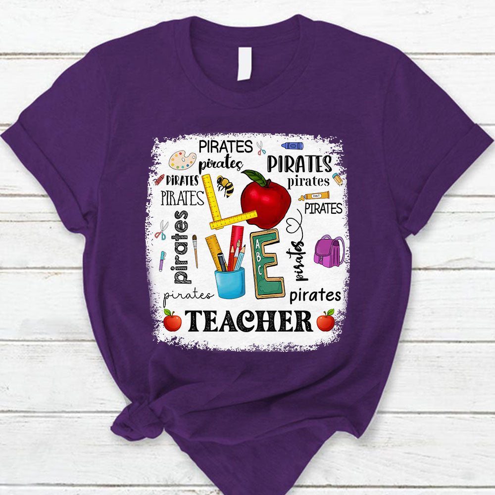 Personalized Love School Mascot T- Shirt