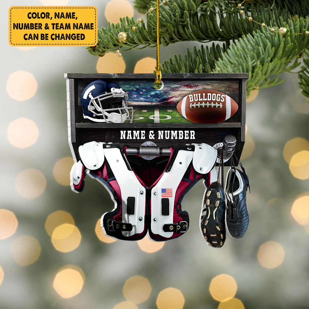 Custom Ornament Gifts For Football Player Football Lovers H2511