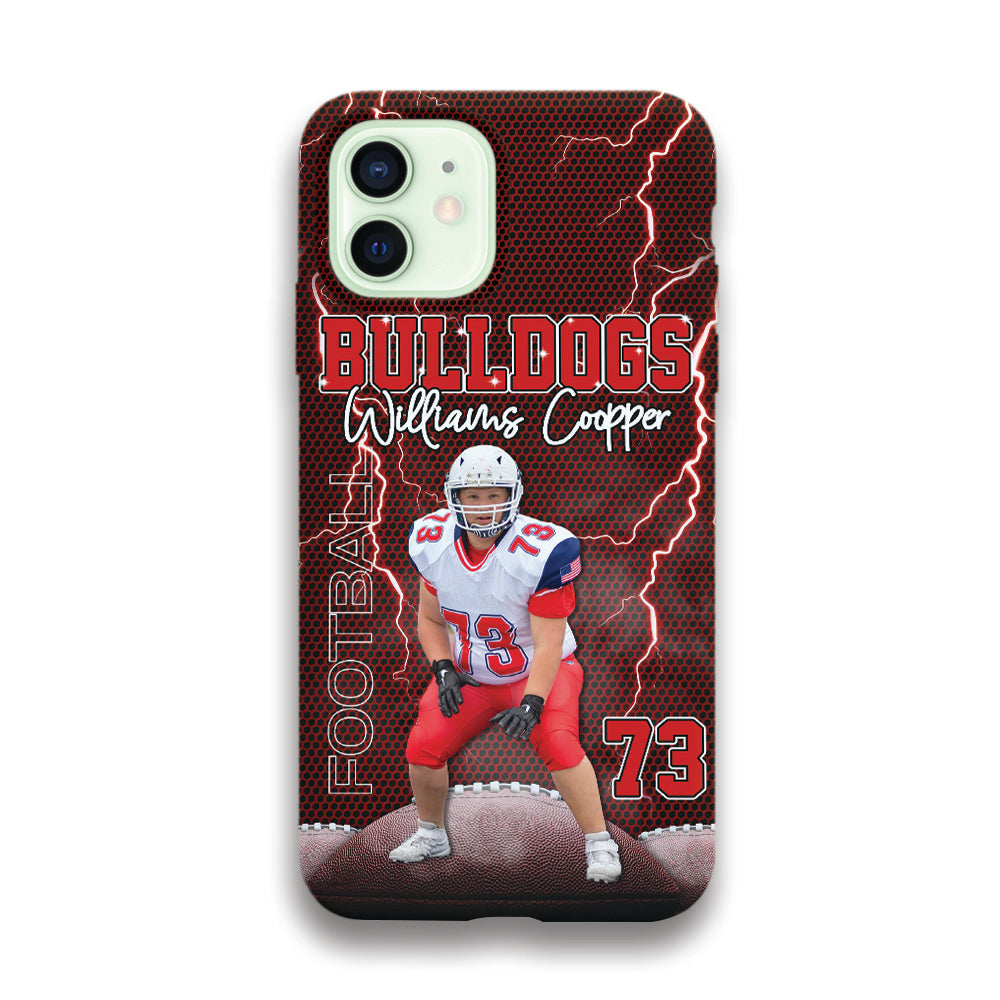 Custom Photo Name Number Player Phone Case Gift For Football Football Lovers K1702