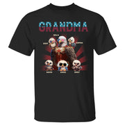 Grandma America Eagle Personalized Patriotic Bald Eagle Shirt