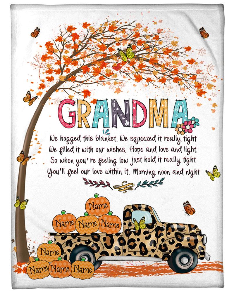 You'll Feel Our Love Within Itpumpkins Truck Leopard Custom Blanket Gift For Grandma