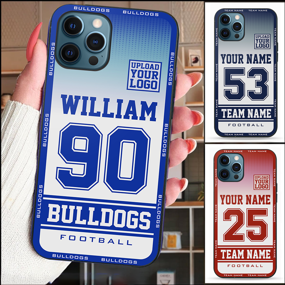Personalized Game Day Phone Case Custom Footbal Player K1702