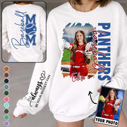Custom Photo Baseball Shirt, Personalized Baseball Mom Shirt, Baseball Hoodie, Baseball Dad Sweatshirt T1807