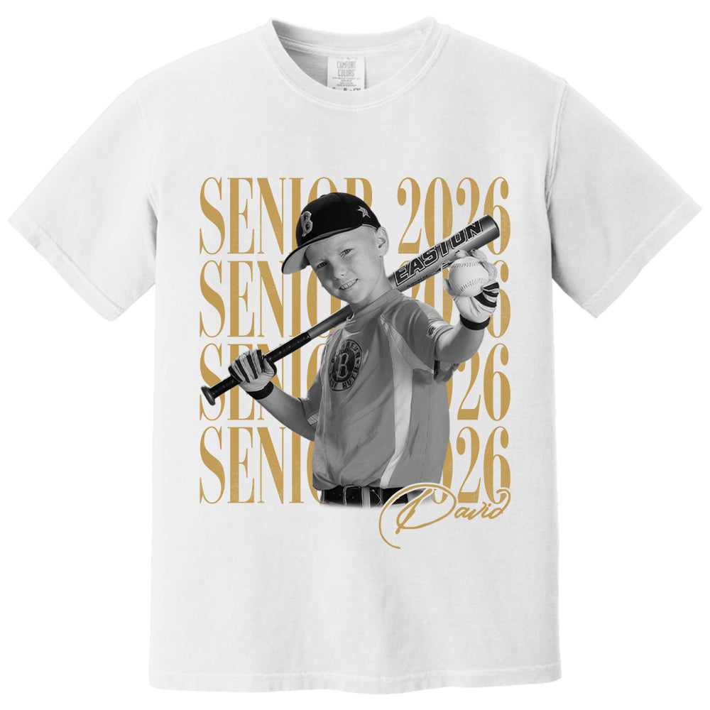 Senior Mom Senior 2026 - Washed Tee Retro Bootleg Shirt For Baseball Softball Players NA04 T24