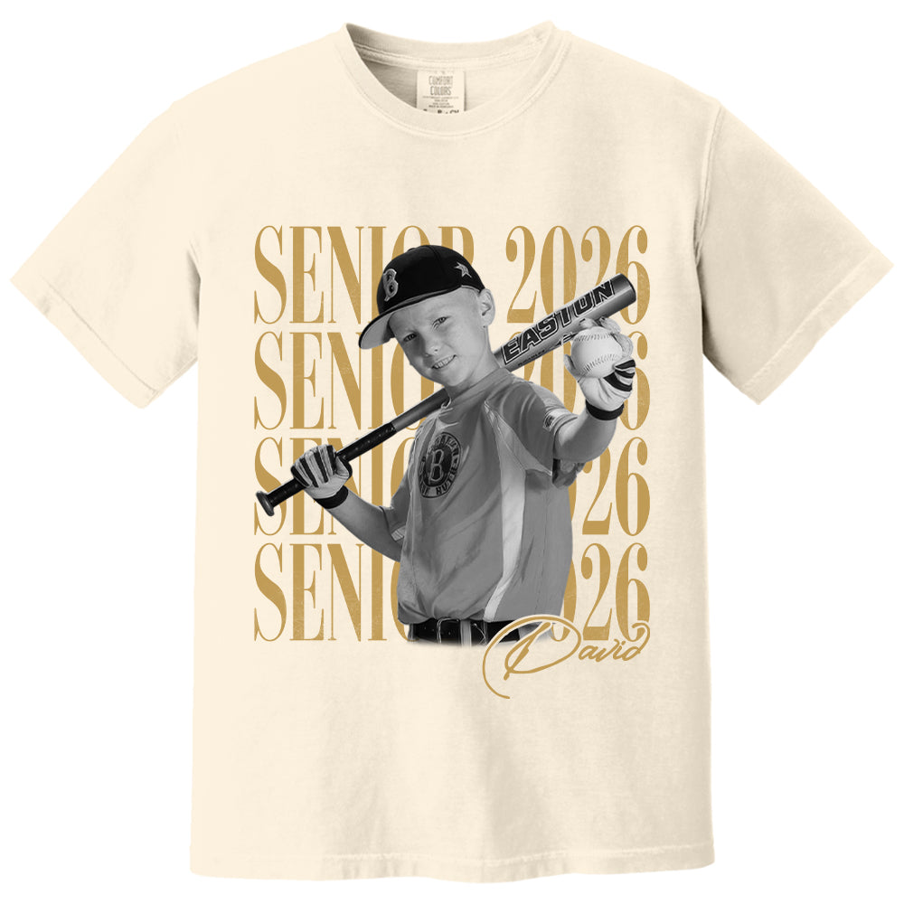 Senior Mom Senior 2026 - Washed Tee Retro Bootleg Shirt For Baseball Softball Players NA04 T24
