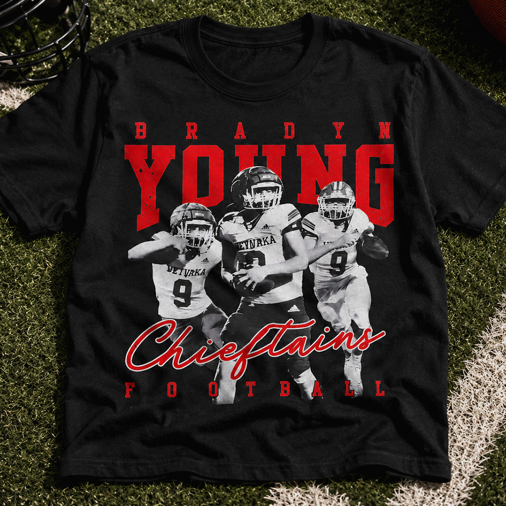 Personalized Washed Tee Retro Bootleg Shirt For Football Players NA04 T24