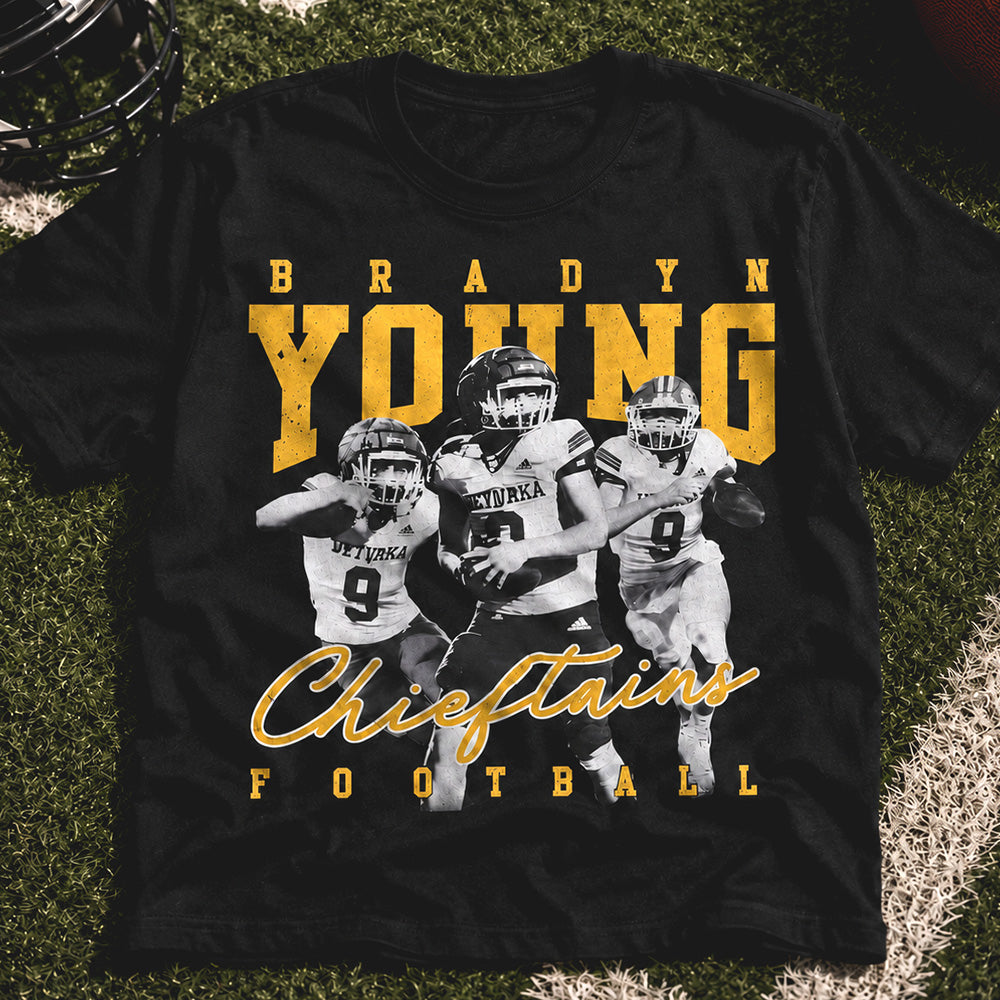 Personalized Washed Tee Retro Bootleg Shirt For Football Players NA04 T24