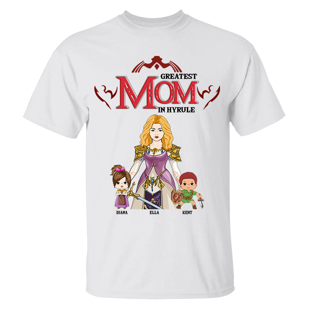 Personalized Greatest Mom In Hyrule Shirt Gift For Mom - Birthday & Mother's Day Gift For Her