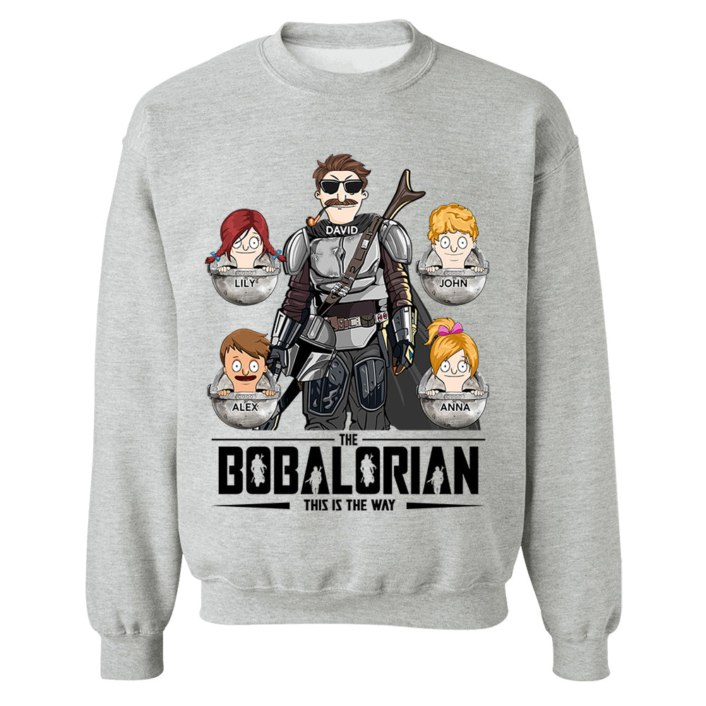 The Bobalorian This Is The Way Personalized Shirt - Custom Gift For Dad, Grandpa Nh00