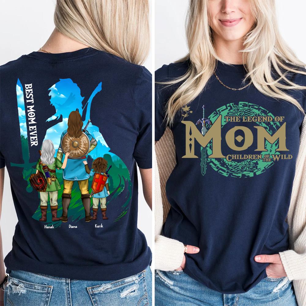 Personalized The Legend of Mom Children Of The Wild- Best Mom Ever Shirt - Mother's Day 2024