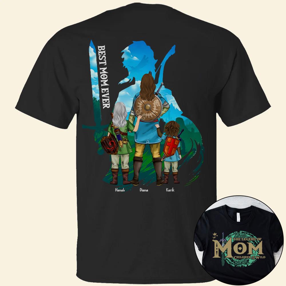 Personalized The Legend of Mom Children Of The Wild- Best Mom Ever Shirt - Mother's Day 2025