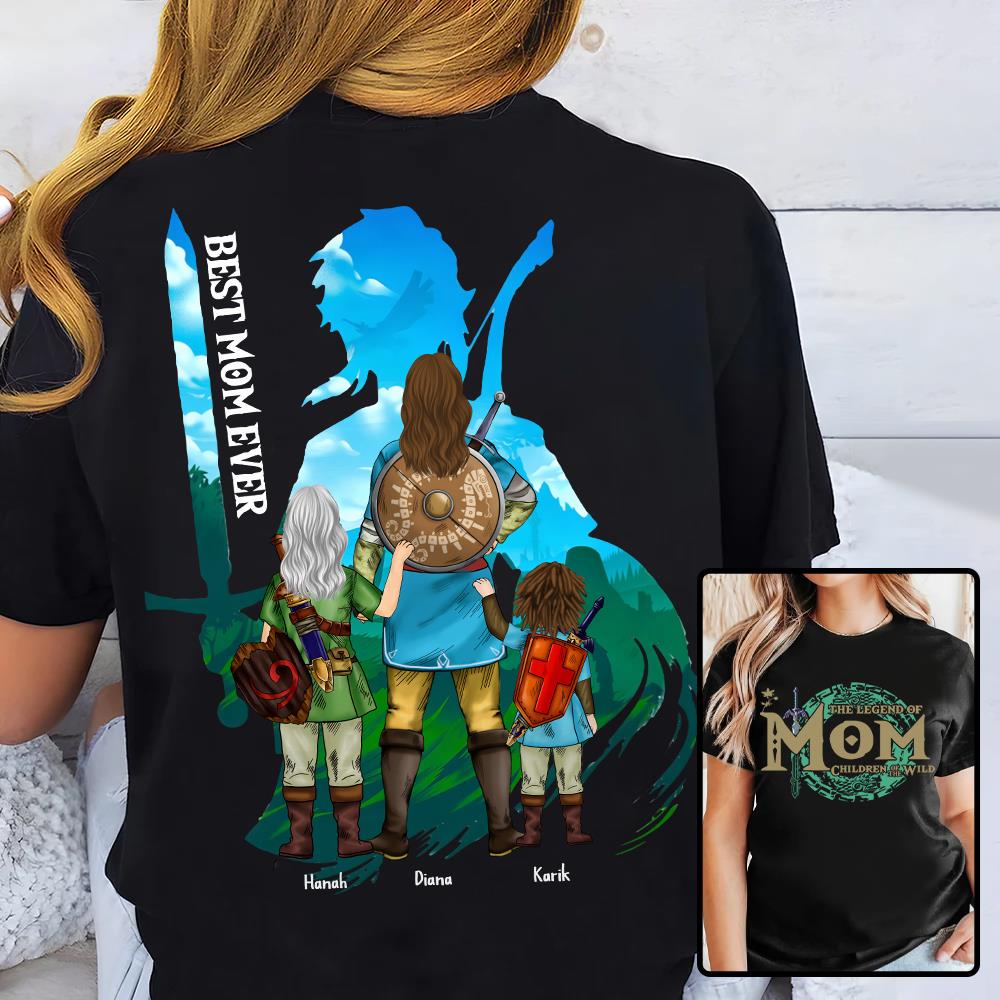 Personalized The Legend of Mom Children Of The Wild- Best Mom Ever Shirt - Mother's Day 2025
