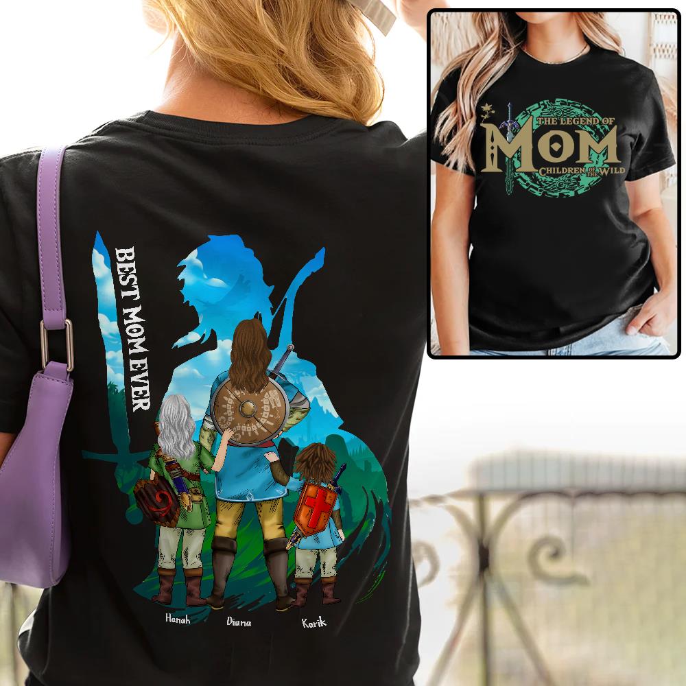 Personalized The Legend of Mom Children Of The Wild- Best Mom Ever Shirt - Mother's Day 2025
