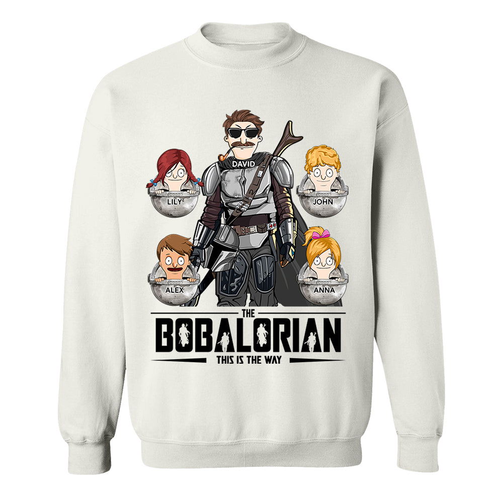The Bobalorian This Is The Way Personalized Shirt - Custom Gift For Dad, Grandpa Nh00