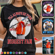 Those Are My Boys - Personalized Shirt For Baseball Family Custom Photos NA04