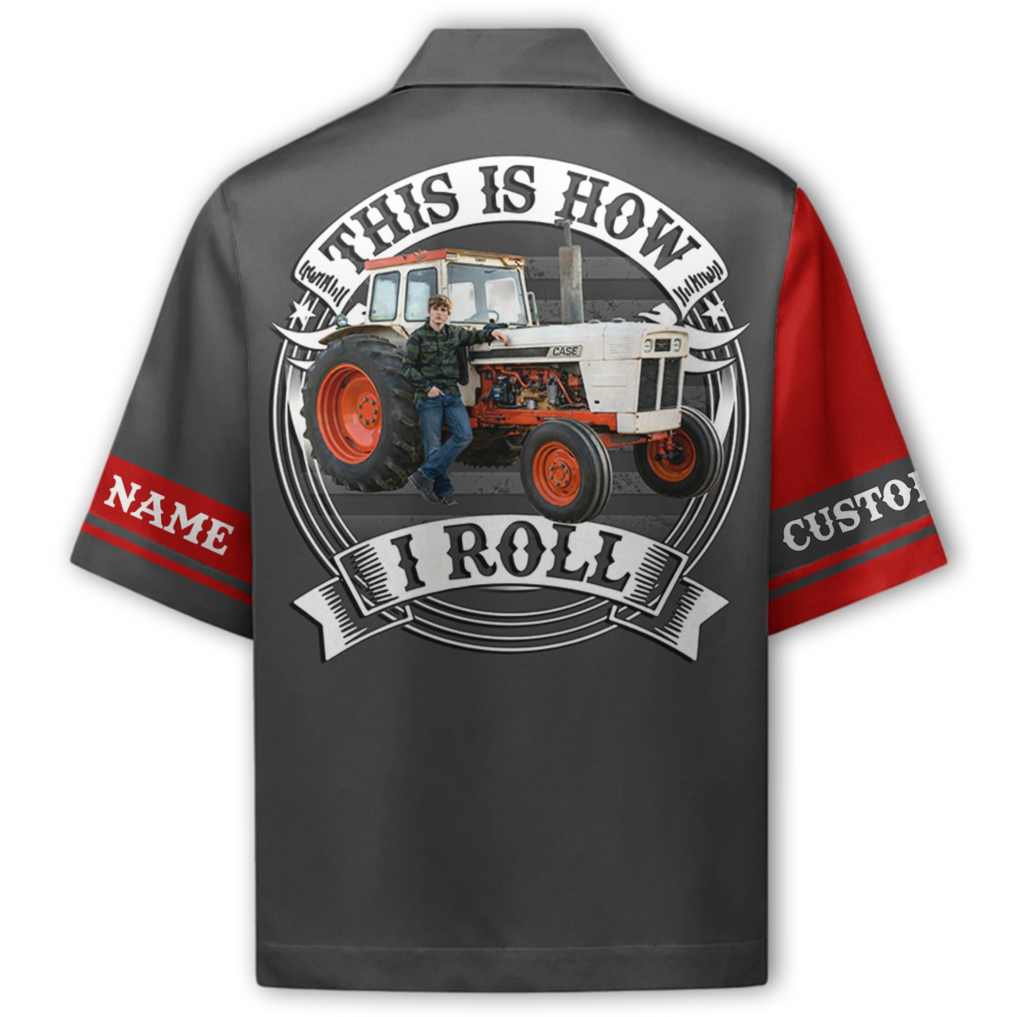 I Still Play With Tractors - Custom Photo Farming Shirt - Personalized Name Farming Shirt T1807 Hv01