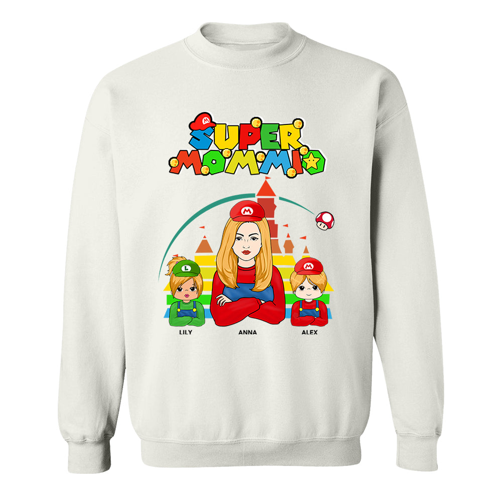 Super Mommio - Personalized Gamer Shirt Nh00
