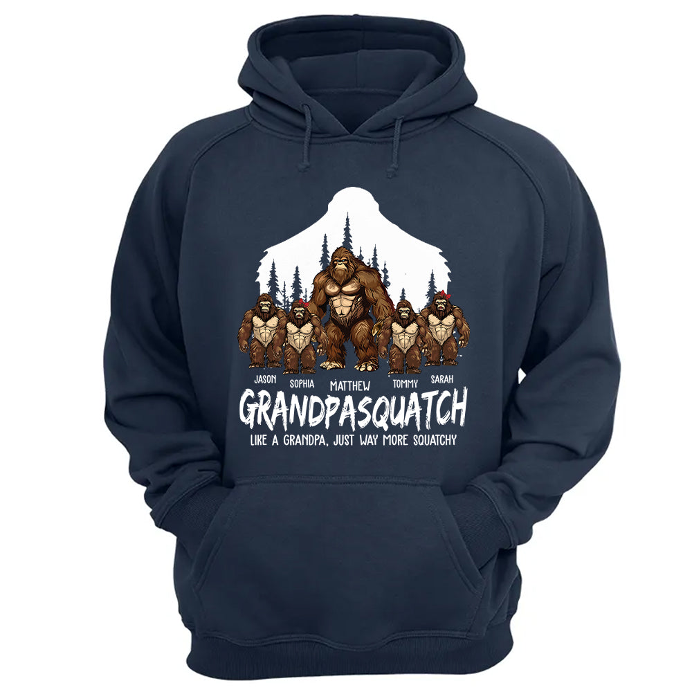 Papasquatch, Like A Grandpa, Just Way More Squatchy - Personalized Shirt