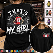 Personalized That's My Girl Shirt, Custom Volleyball Mom Gameday Shirt T1807 VH01