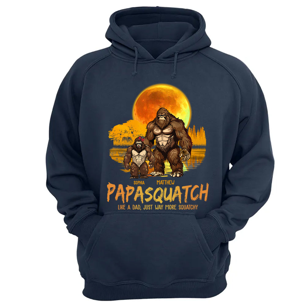 Papasquatch, Like A Grandpa, Just Way More Squatchy - Personalized Shirt