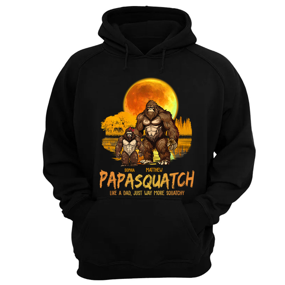 Papasquatch, Like A Grandpa, Just Way More Squatchy - Personalized Shirt