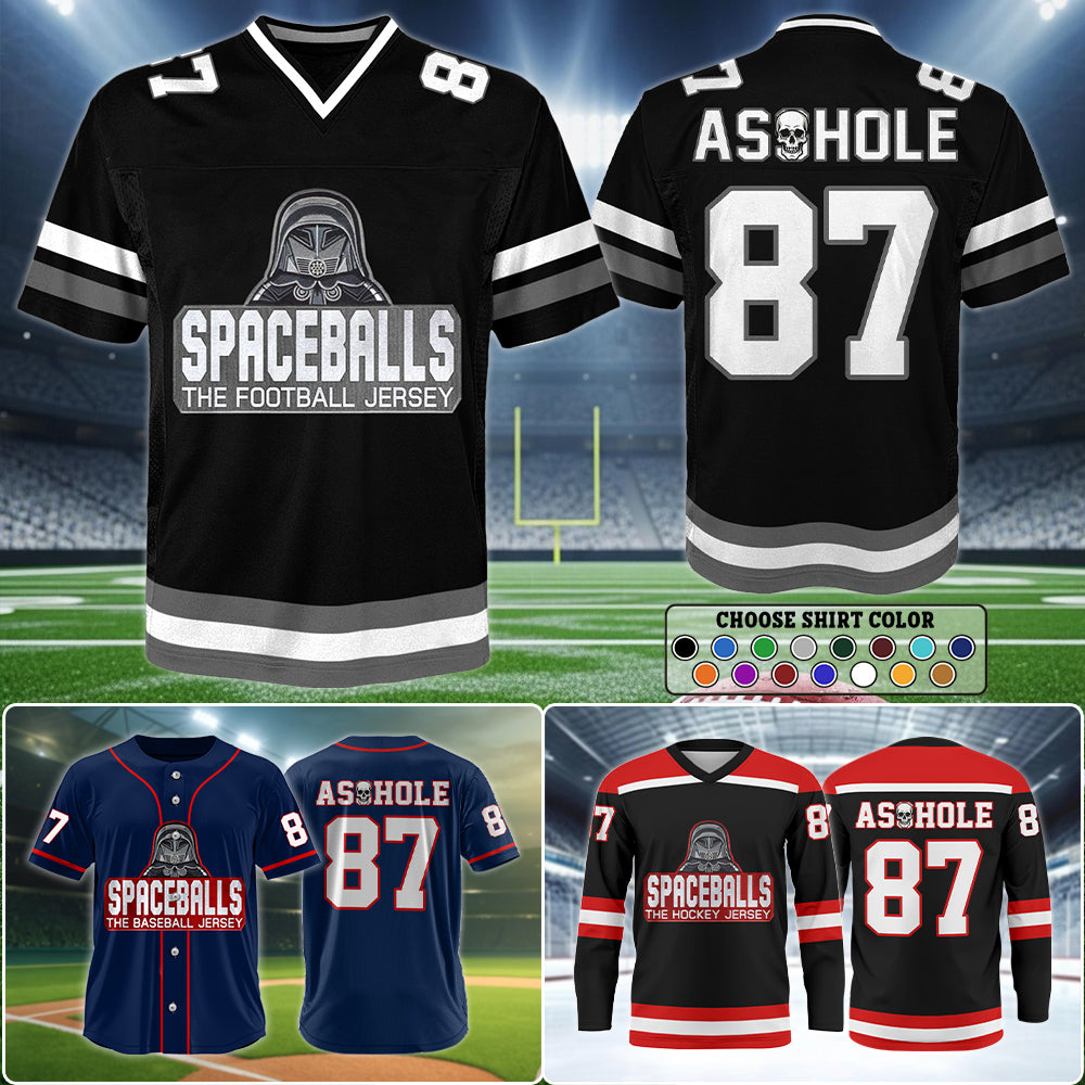 Spaceballs The Football Jersey Personalized Football Jersey Shirt  Hv01