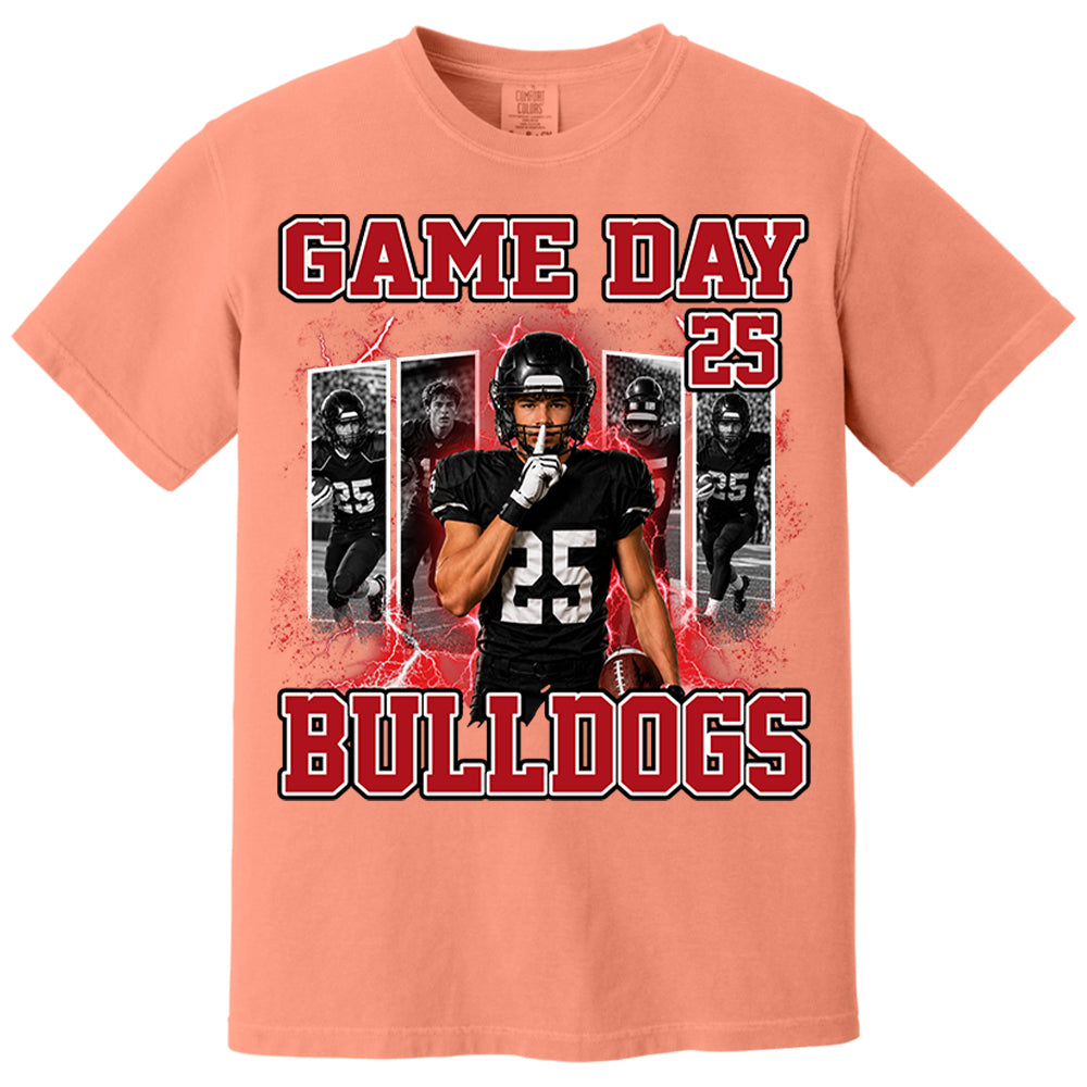 Custom Photo Football Game Day Shirt  Football Mom Shirt L0411 Nh00