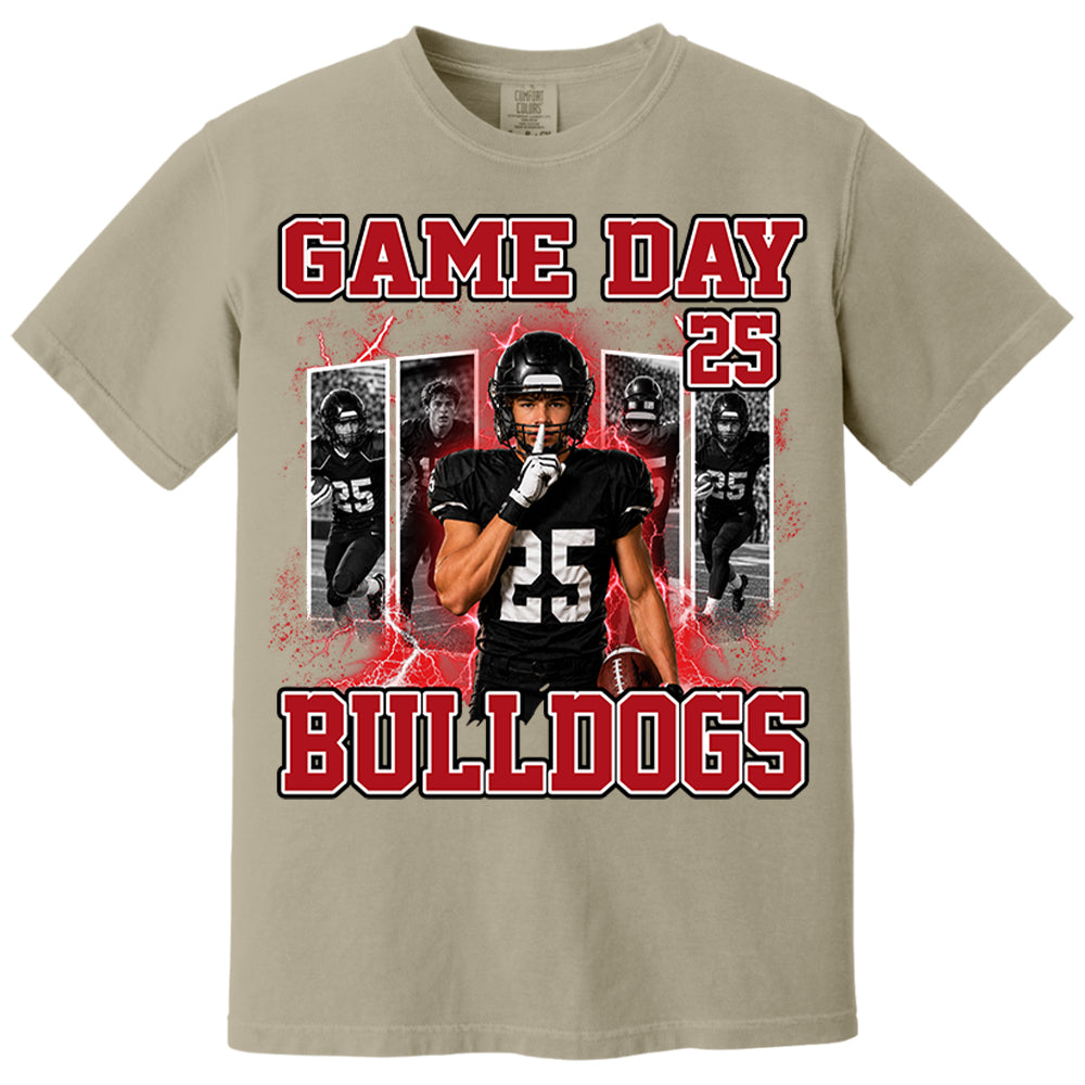 Custom Photo Football Game Day Shirt  Football Mom Shirt L0411 Nh00