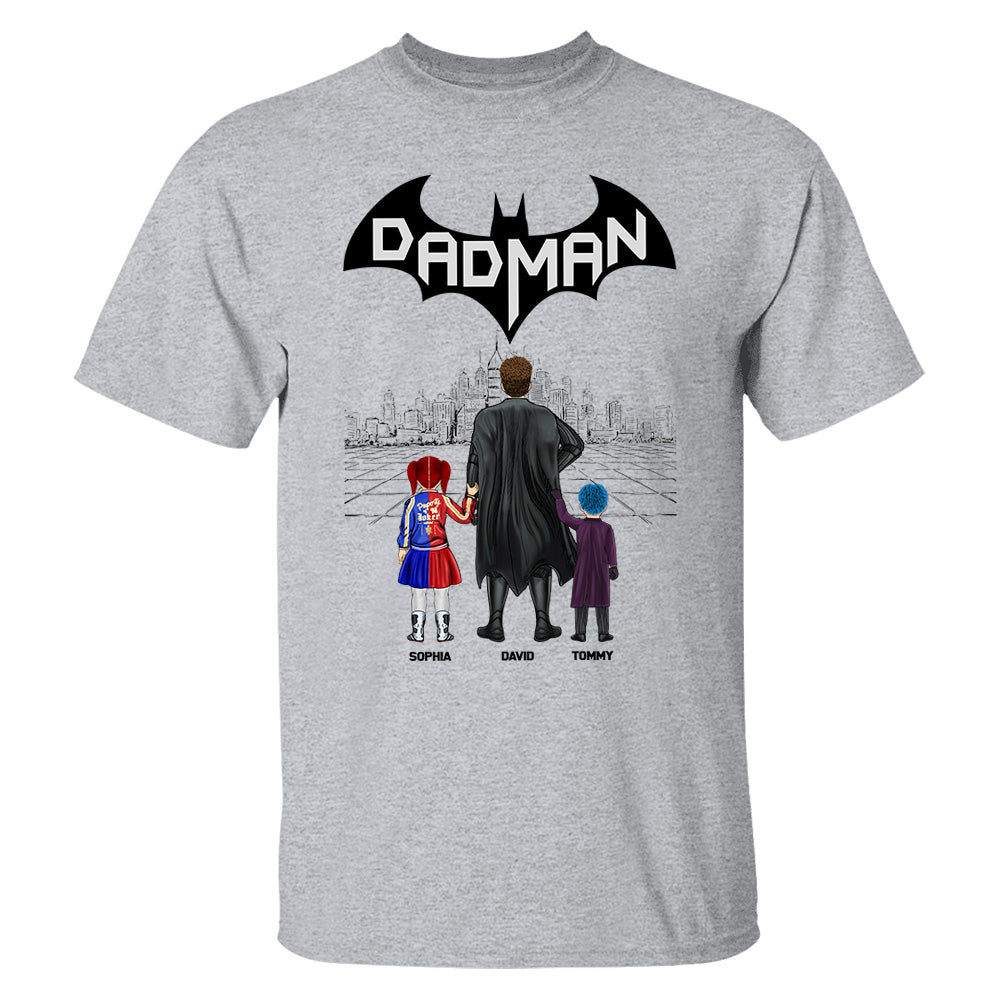 My Superhero Dadman, Gift For Father's Day, Personalized Shirt T1807 pt99