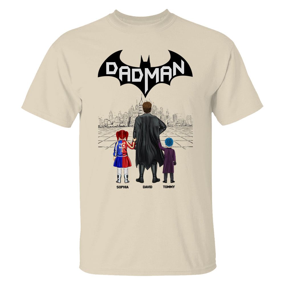 My Superhero Dadman, Gift For Father's Day, Personalized Shirt T1807 pt99